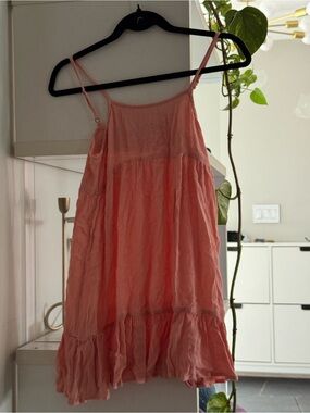 O'Neill Girls' Coral Pink Cotton Sundress